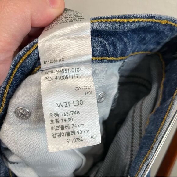 Signature by Levis Strauss Athletic Medium Wash Jeans Mens Size 29X30 - Picture 10 of 11